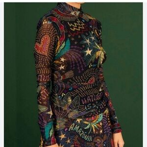 FARM Rio Multicolor Patterned Blouse